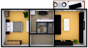 Prodej slunného bytu 2+1 s balkónem v OV 3