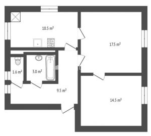  Prodej bytu 2+1, 57 m², ul. Gen.Píky, Kladno 7