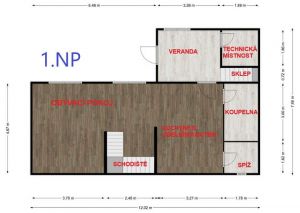 Prodej rodinného domu 157 m², pozemek 242 m² Tuřany  17