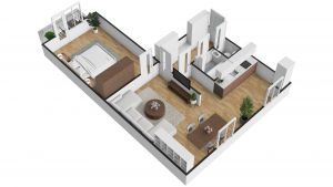 Prodej bytu 2+kk 54, 9 m² ulice Křížkovského 15, Staré Brno-část obce Brno. 5